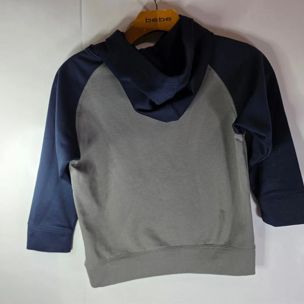 NFL Team Apparel Houston Texans Youth Hoodie Sweatshirt Gray Navy Size 6/7